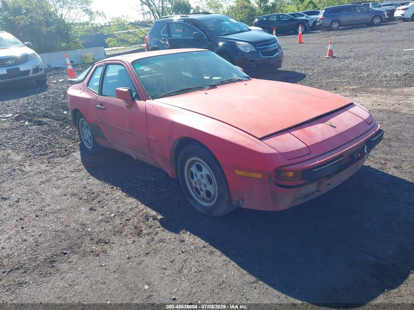 1987 Porsche 944 VIN WP0AB0947HN470996 IAAI salvage auction — NORMAL WEAR, Clear (New Jersey), sold $425 on 2026-07-28 (photo 1)