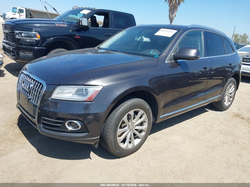2014 Audi Q5 VIN WA1LFAFP5EA112357 IAAI salvage auction — SIDE, Salvage (California), sold $1,000 on 2026-07-22 (photo 2)