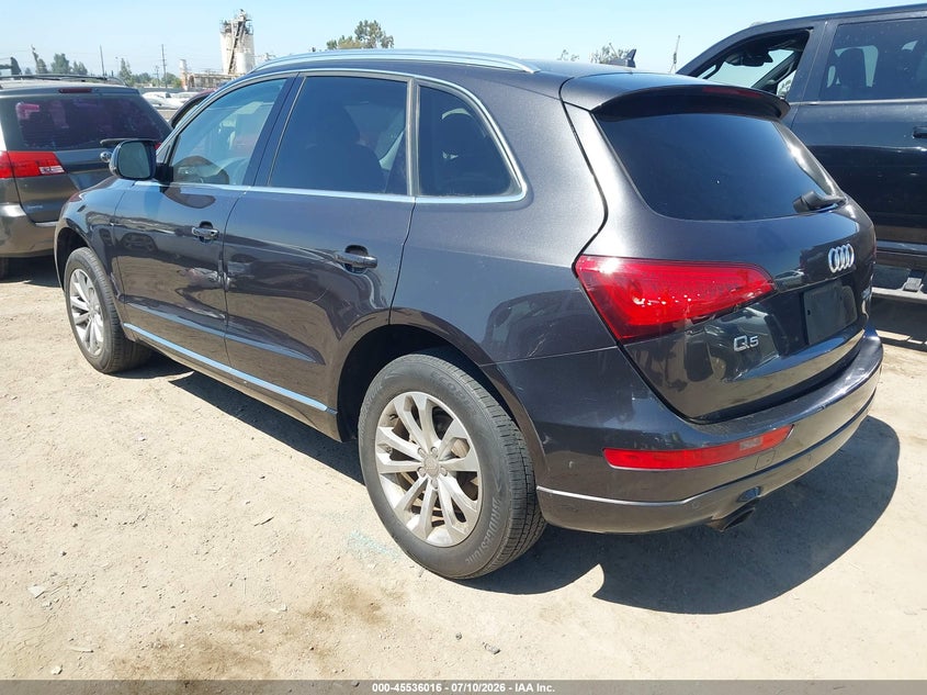 2014 Audi Q5 VIN WA1LFAFP5EA112357 IAAI salvage auction — SIDE, Salvage (California), sold $1,000 on 2026-07-22 (photo 3)