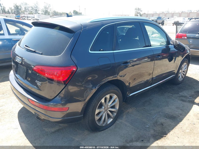 2014 Audi Q5 VIN WA1LFAFP5EA112357 IAAI salvage auction — SIDE, Salvage (California), sold $1,000 on 2026-07-22 (photo 4)