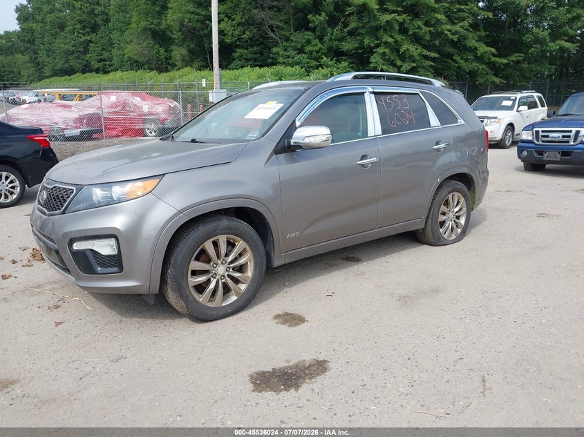 2012 Kia Sorento VIN 5XYKWDA24CG255635 IAAI salvage auction — NORMAL WEAR, Original (Maine), sold $1,850 on 2026-07-13 (photo 2)