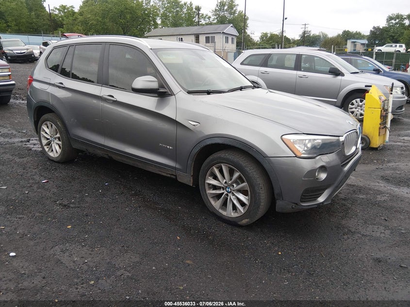 2016 BMW X3 VIN 5UXWX9C56G0D77493 IAAI salvage auction — LEFT REAR, Salvage (Pennsylvania), sold $125 on 2026-07-28 (photo 1)