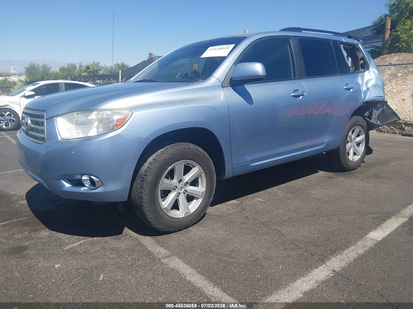 2008 Toyota Highlander VIN JTEDS41A582015762 IAAI salvage auction — REAR END, Salvage (Nevada), sold $1,000 on 2026-07-17 (photo 2)