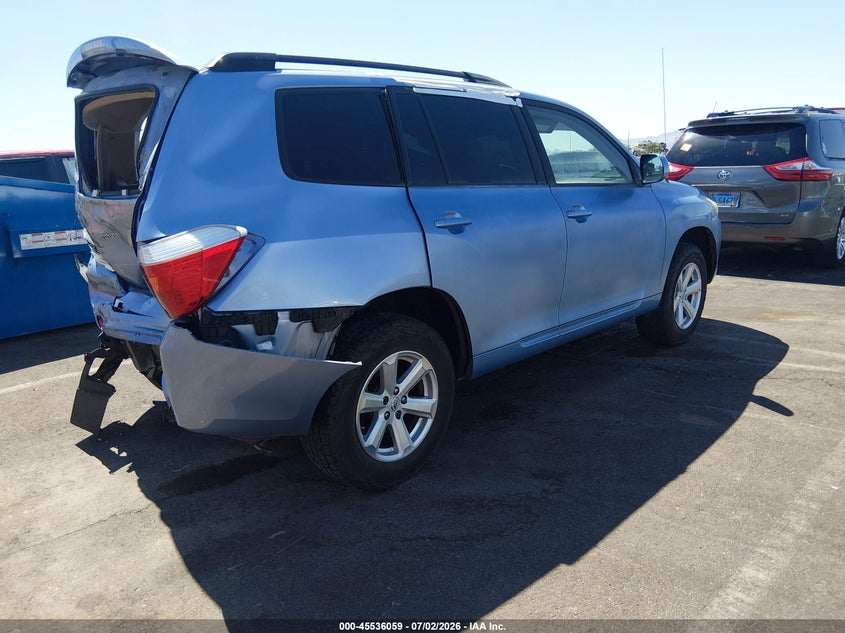 2008 Toyota Highlander VIN JTEDS41A582015762 IAAI salvage auction — REAR END, Salvage (Nevada), sold $1,000 on 2026-07-17 (photo 4)