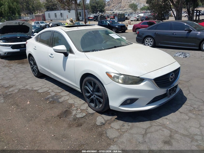 2015 Mazda 6 VIN JM1GJ1W57F1207038 IAAI salvage auction — NORMAL WEAR, Clear - Dealer Only (California), sold $1,875 on 2026-07-14 (photo 1)