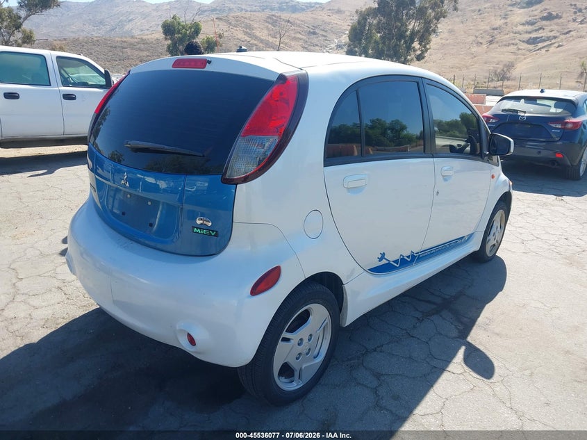2012 Mitsubishi I miev VIN JA3215H18CU020380 IAAI salvage auction — NORMAL WEAR, Clear - Dealer Only (California), sold $125 on 2026-07-28 (photo 4)
