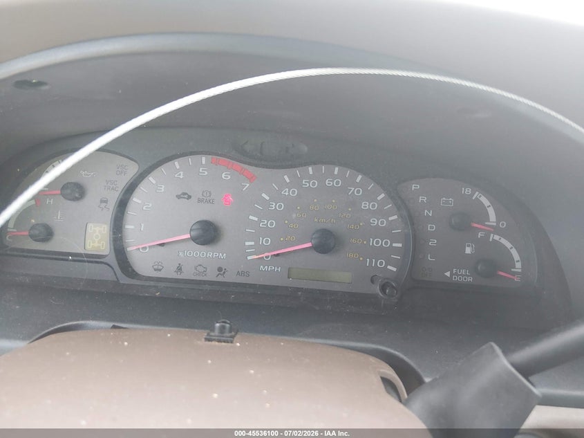 2001 Toyota Sequoia VIN 5TDBT44A61S041855 IAAI salvage auction — NORMAL WEAR, Original (Texas), sold $425 on 2026-07-10 (photo 7)