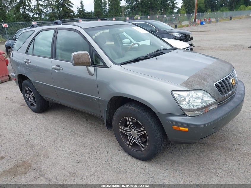2002 Lexus Rx 300 VIN JTJHF10U520264034 IAAI salvage auction — NORMAL WEAR, Clear (Washington), sold $450 on 2026-07-29 (photo 1)