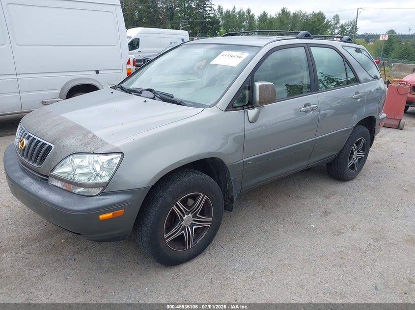 2002 Lexus Rx 300 VIN JTJHF10U520264034 IAAI salvage auction — NORMAL WEAR, Clear (Washington), sold $450 on 2026-07-29 (photo 2)