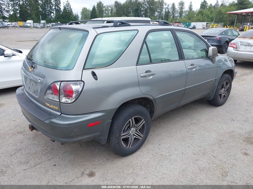 2002 Lexus Rx 300 VIN JTJHF10U520264034 IAAI salvage auction — NORMAL WEAR, Clear (Washington), sold $450 on 2026-07-29 (photo 4)