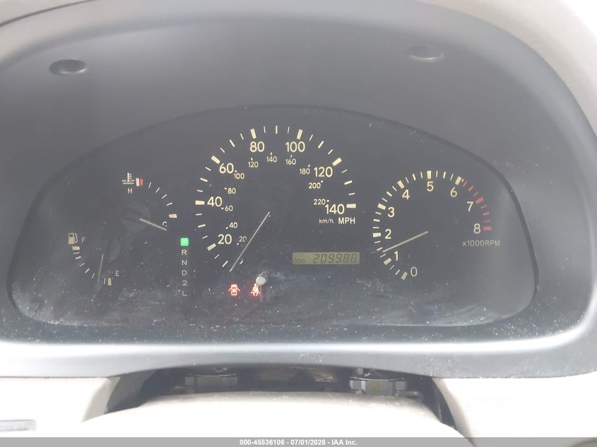 2002 Lexus Rx 300 VIN JTJHF10U520264034 IAAI salvage auction — NORMAL WEAR, Clear (Washington), sold $450 on 2026-07-29 (photo 7)