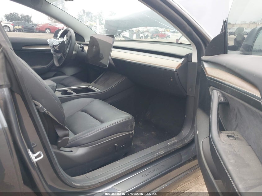 2023 Tesla Model 3 VIN 5YJ3E1EA4PF620643 IAAI salvage auction — FRONT END, Clear (California), sold $3,150 on 2026-07-15 (photo 5)