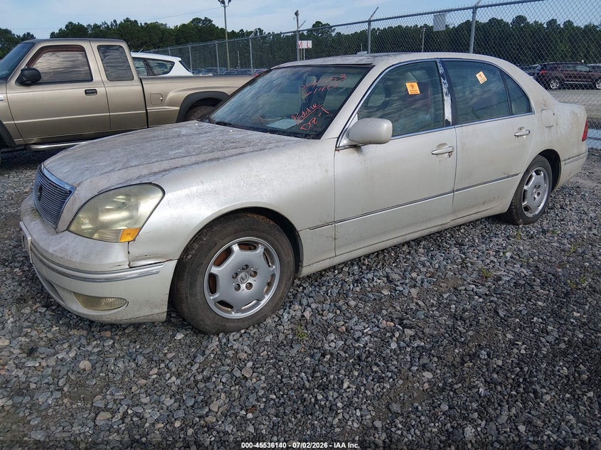 2002 Lexus Ls 430 VIN JTHBN30F520068683 IAAI salvage auction — NORMAL WEAR, Clear (Georgia), sold $425 on 2026-07-17 (photo 2)