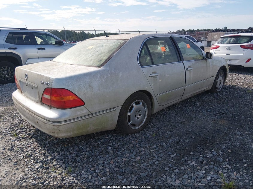 2002 Lexus Ls 430 VIN JTHBN30F520068683 IAAI salvage auction — NORMAL WEAR, Clear (Georgia), sold $425 on 2026-07-17 (photo 4)