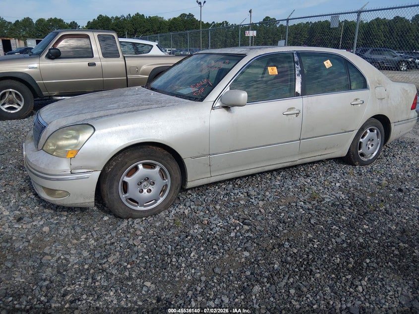 2002 Lexus Ls 430 VIN JTHBN30F520068683 IAAI salvage auction — NORMAL WEAR, Clear (Georgia), sold $425 on 2026-07-17 (photo 6)