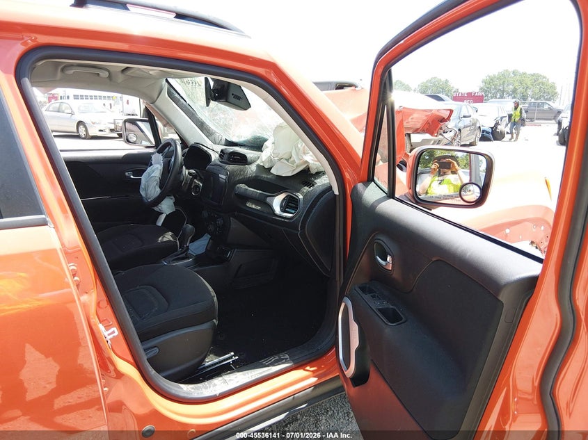 2018 Jeep Renegade VIN ZACCJABB3JPH10584 IAAI salvage auction — FRONT END, Salvage Title, sold $500 on 2026-08-19 (photo 5)