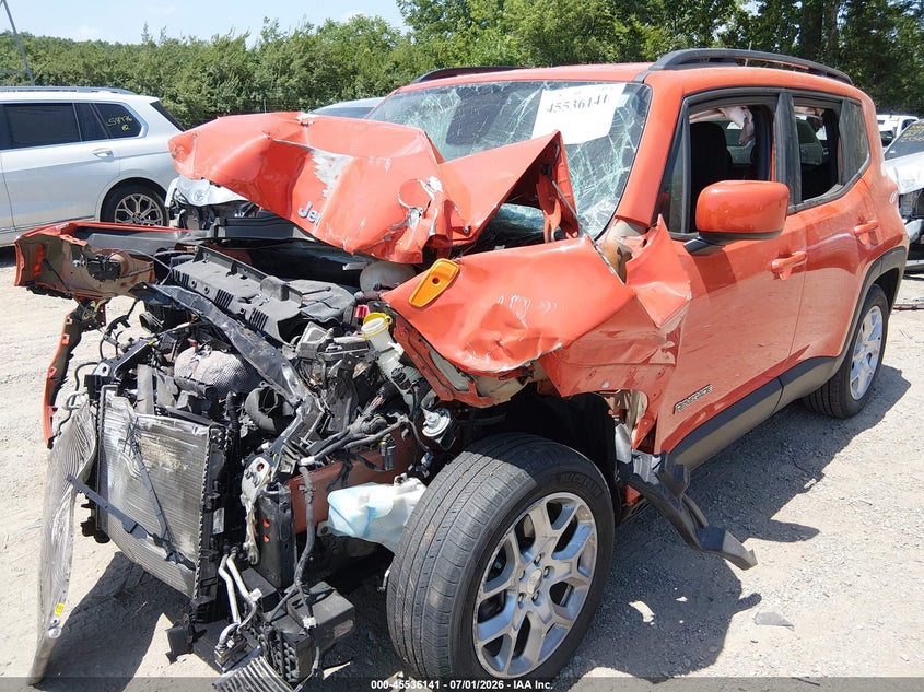 2018 Jeep Renegade VIN ZACCJABB3JPH10584 IAAI salvage auction — FRONT END, Salvage Title, sold $500 on 2026-08-19 (photo 6)