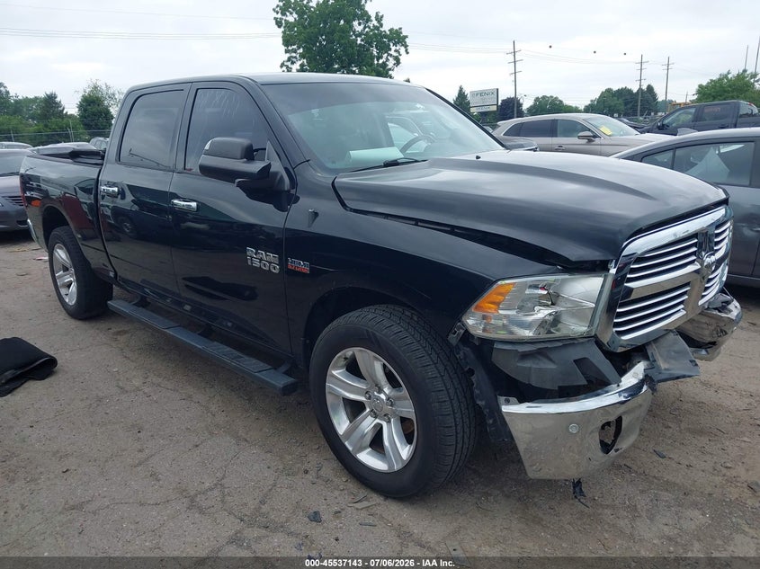 2014 Ram 1500 VIN 1C6RR7TTXES322241 IAAI salvage auction — FRONT END, Clear (Michigan), sold $3,050 on 2026-07-22 (photo 1)