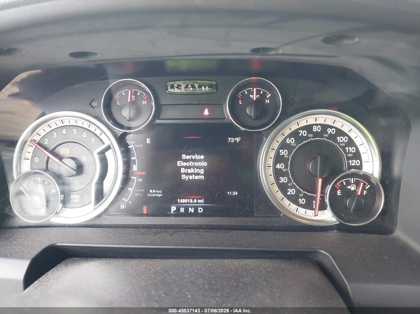 2014 Ram 1500 VIN 1C6RR7TTXES322241 IAAI salvage auction — FRONT END, Clear (Michigan), sold $3,050 on 2026-07-22 (photo 7)