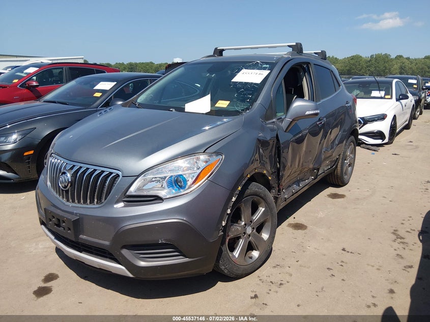 2014 Buick Encore VIN KL4CJASB8EB560921 IAAI salvage auction — LEFT SIDE, Salvage (Ohio), sold $50 on 2026-07-28 (photo 2)