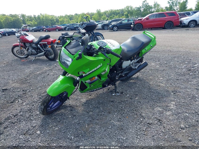 2000 Kawasaki Ex250 VIN JKAEXMF17YA071706 IAAI salvage auction — SIDE, Salvage (Ohio), sold $25 on 2026-07-28 (photo 2)