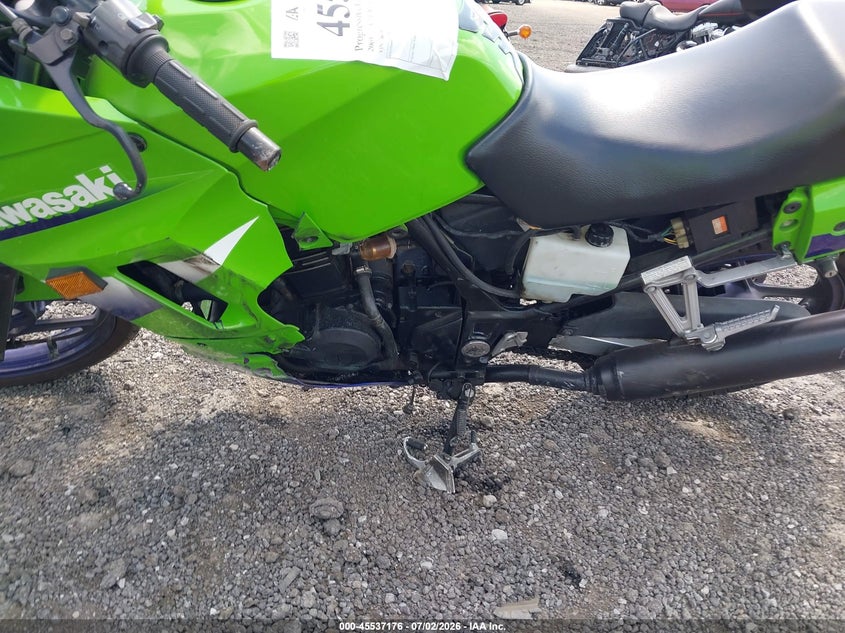 2000 Kawasaki Ex250 VIN JKAEXMF17YA071706 IAAI salvage auction — SIDE, Salvage (Ohio), sold $25 on 2026-07-28 (photo 9)