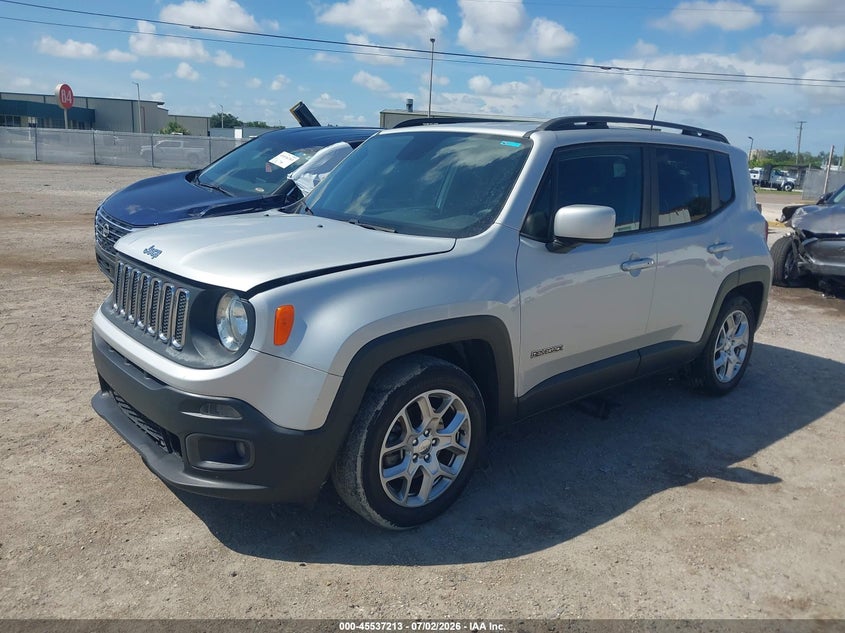 2018 Jeep Renegade VIN ZACCJABB8JPH27607 IAAI salvage auction — RIGHT REAR, Rebuildable (Florida), sold $2,200 on 2026-09-04 (photo 2)