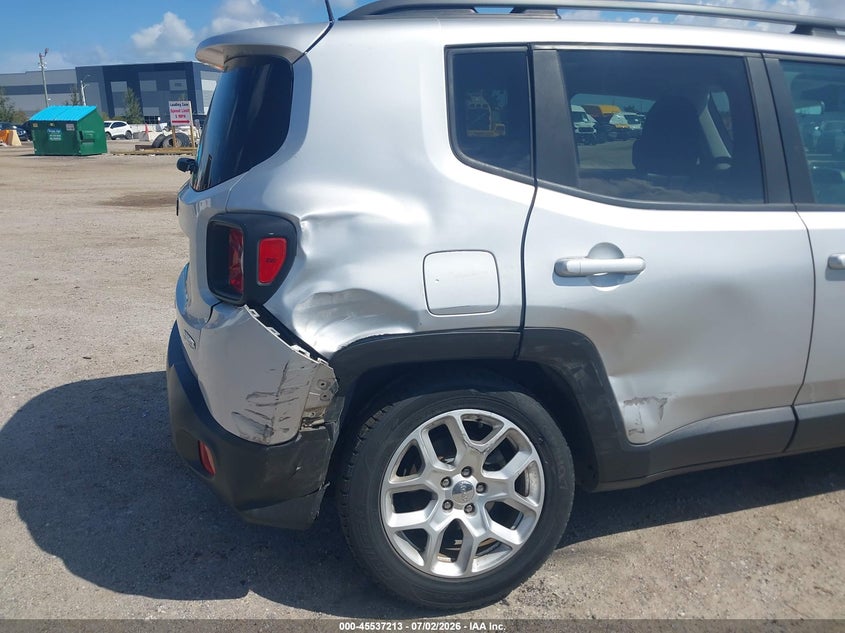 2018 Jeep Renegade VIN ZACCJABB8JPH27607 IAAI salvage auction — RIGHT REAR, Rebuildable (Florida), sold $2,200 on 2026-09-04 (photo 6)
