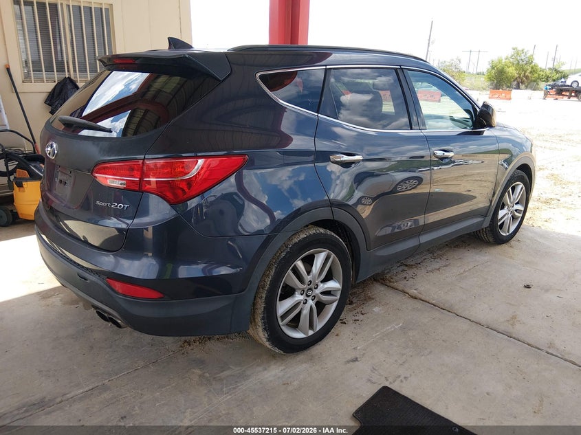2014 Hyundai Santa fe VIN 5XYZU3LA6EG212422 IAAI salvage auction — NORMAL WEAR, Clear (Florida), sold $2,000 on 2026-07-14 (photo 4)
