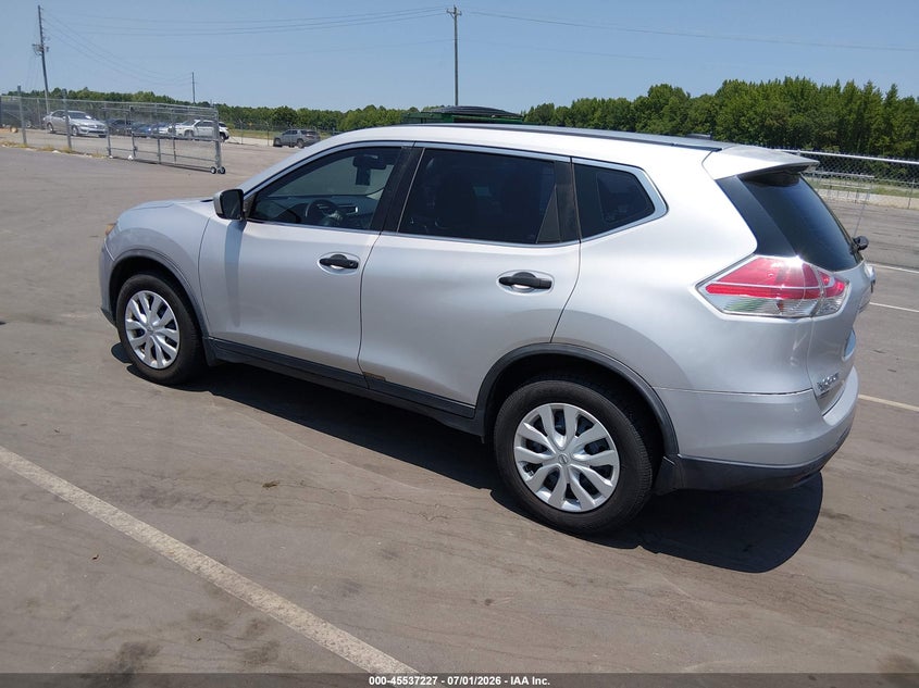 2016 Nissan Rogue VIN KNMAT2MT9GP638759 IAAI salvage auction — NORMAL WEAR, Clear (North Carolina), sold $600 on 2026-07-29 (photo 3)