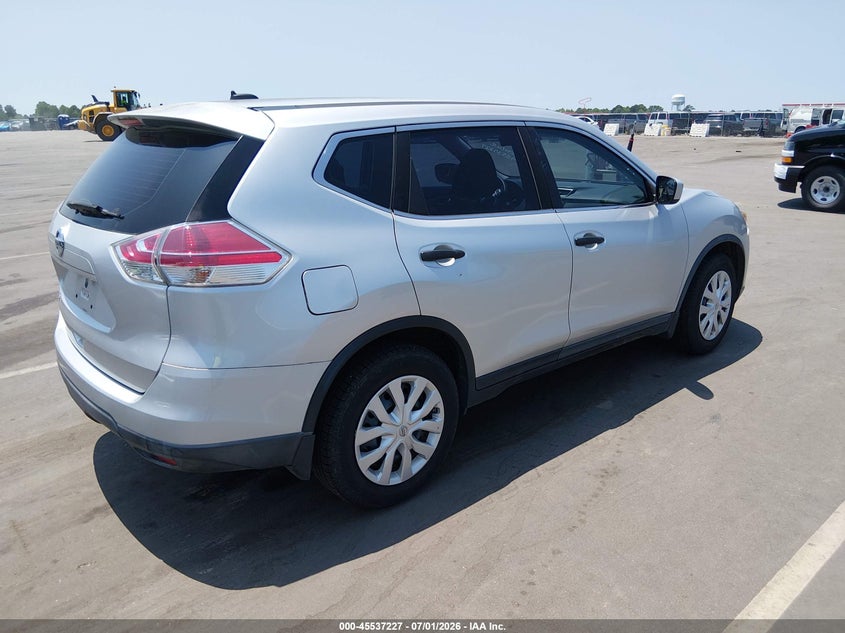 2016 Nissan Rogue VIN KNMAT2MT9GP638759 IAAI salvage auction — NORMAL WEAR, Clear (North Carolina), sold $600 on 2026-07-29 (photo 4)