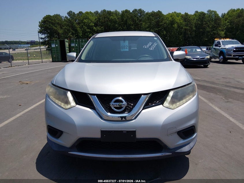 2016 Nissan Rogue VIN KNMAT2MT9GP638759 IAAI salvage auction — NORMAL WEAR, Clear (North Carolina), sold $600 on 2026-07-29 (photo 6)