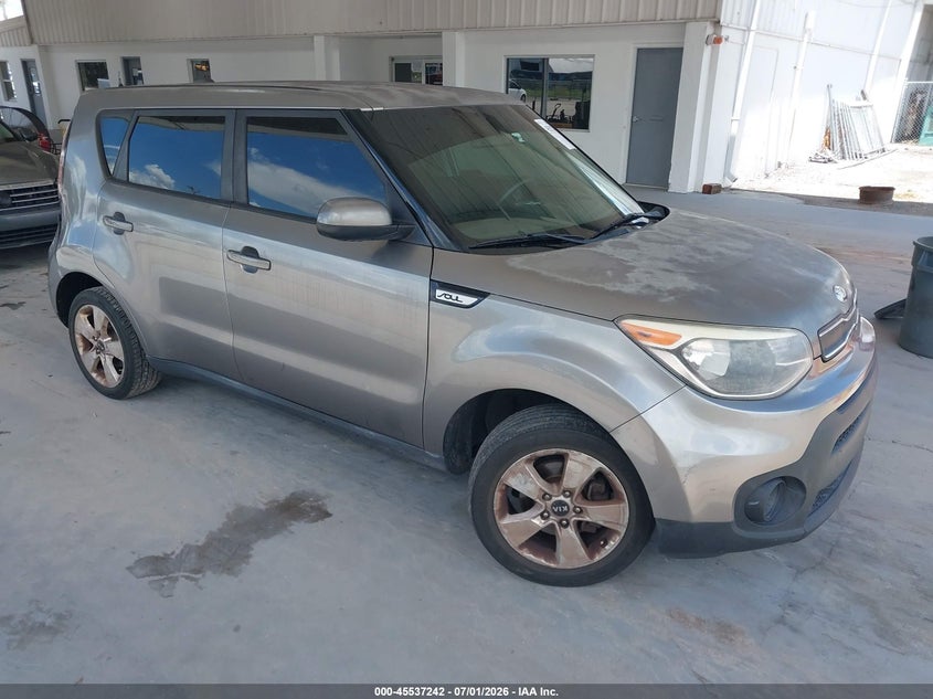 2017 Kia Soul VIN KNDJN2A26H7443161 IAAI salvage auction — REAR END, Salvage Title, sold $25 on 2026-07-22 (photo 1)