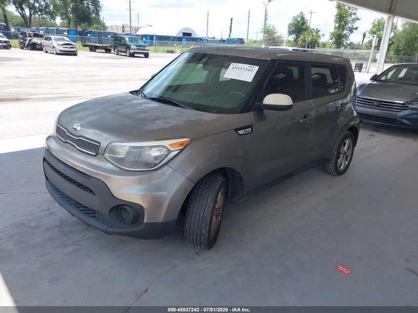 2017 Kia Soul VIN KNDJN2A26H7443161 IAAI salvage auction — REAR END, Salvage Title, sold $25 on 2026-07-22 (photo 2)