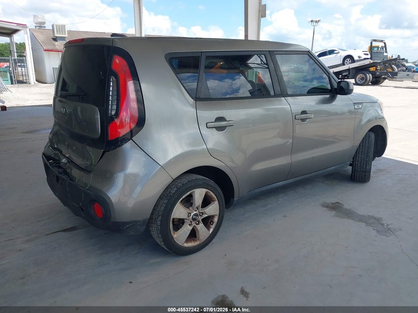 2017 Kia Soul VIN KNDJN2A26H7443161 IAAI salvage auction — REAR END, Salvage Title, sold $25 on 2026-07-22 (photo 4)