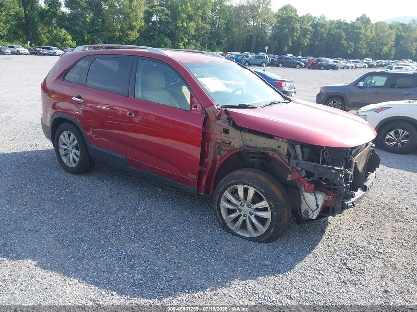 2011 Kia Sorento VIN 5XYKUCA12BG057707 IAAI salvage auction — RIGHT FRONT, Clear (Virginia), sold $1,000 on 2026-07-28 (photo 1)