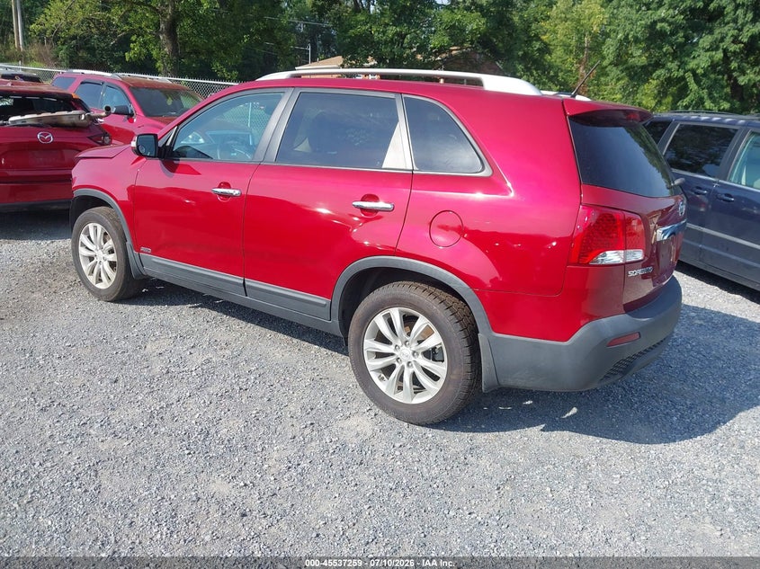 2011 Kia Sorento VIN 5XYKUCA12BG057707 IAAI salvage auction — RIGHT FRONT, Clear (Virginia), sold $1,000 on 2026-07-28 (photo 3)