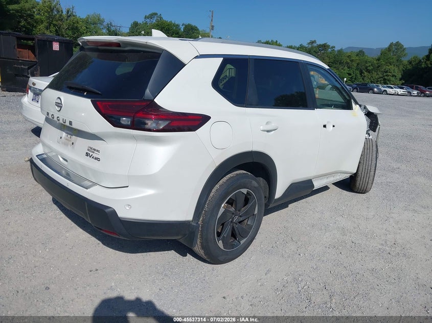 2024 Nissan Rogue VIN JN8BT3BB0RW443991 IAAI salvage auction — FRONT END, Salvage (Virginia), sold $5,900 on 2026-07-23 (photo 4)