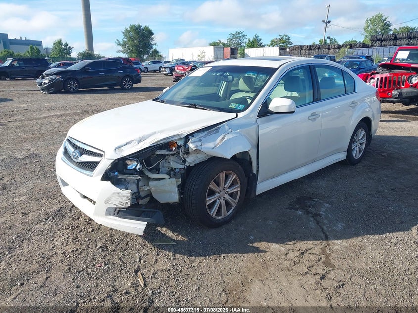 2011 Subaru LEGACY VIN 4S3BMBG65B3215359 IAAI salvage auction — FRONT END, Salvage (Pennsylvania), sold $450 on 2026-08-23 (photo 2)