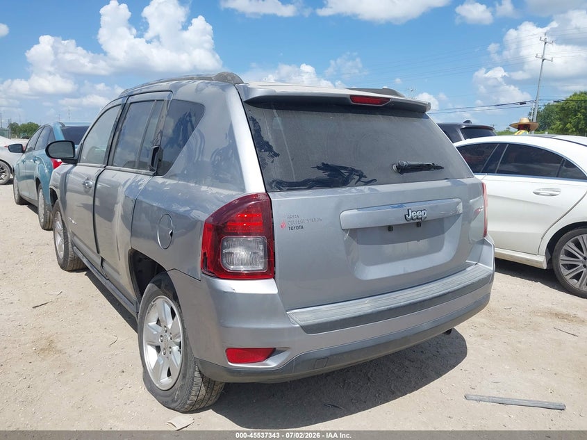 2015 Jeep Compass VIN 1C4NJCBA7FD218822 IAAI salvage auction — LEFT REAR, Salvage (Texas), sold $1,400 on 2026-08-01 (photo 6)