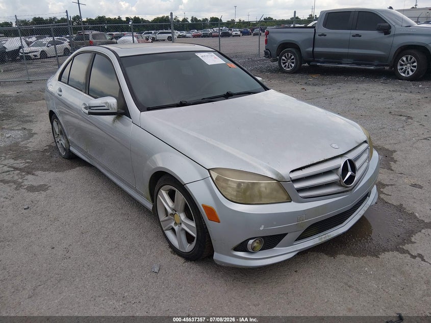 2010 Mercedes-benz C-klasse VIN WDDGF5EB3AR098027 IAAI salvage auction — NORMAL WEAR, Clear (Louisiana), sold $400 on 2026-07-28 (photo 1)