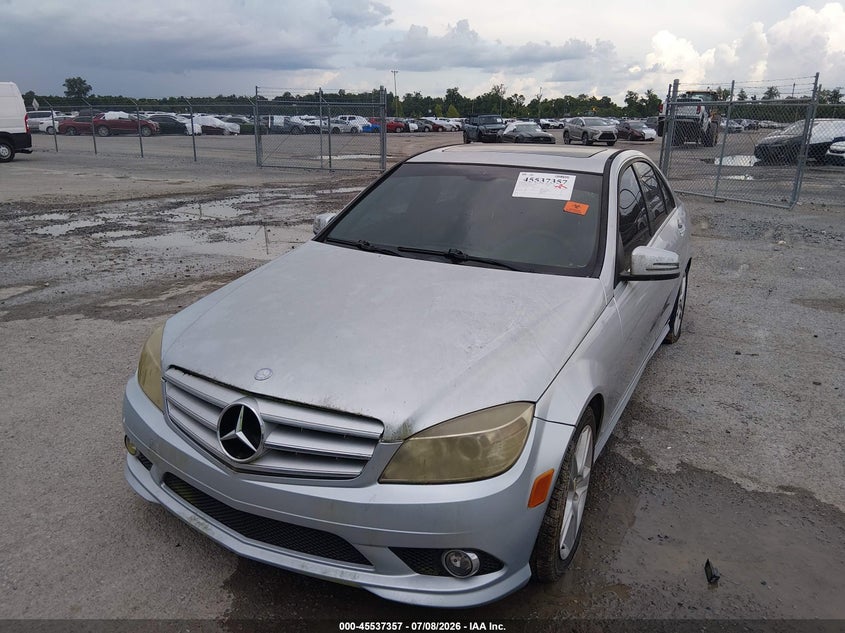 2010 Mercedes-benz C-klasse VIN WDDGF5EB3AR098027 IAAI salvage auction — NORMAL WEAR, Clear (Louisiana), sold $400 on 2026-07-28 (photo 6)