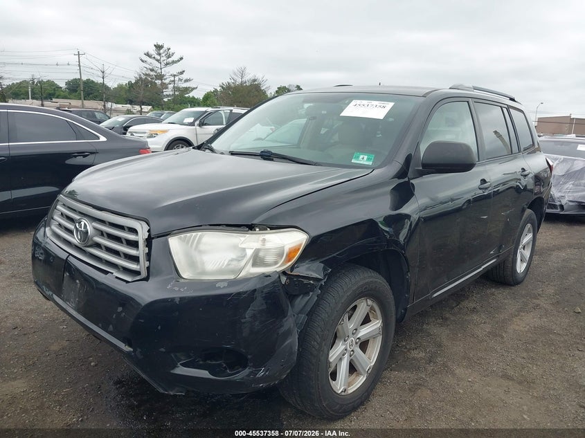 2010 Toyota Highlander VIN 5TDBK3EH8AS007814 IAAI salvage auction — FRONT END, Salvage (New Jersey), sold $1,550 on 2026-07-31 (photo 6)