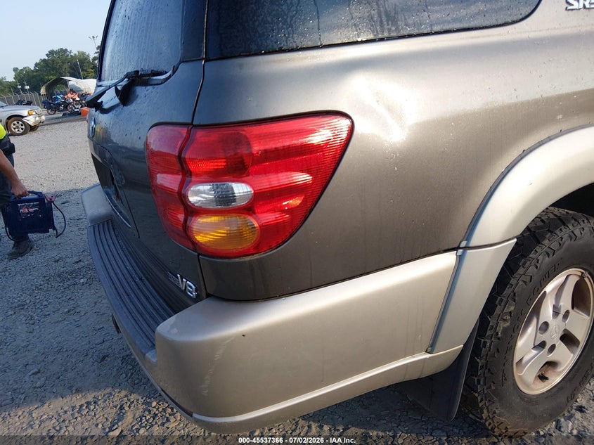 2003 Toyota Sequoia VIN 5TDZT34A73S191288 IAAI salvage auction — NORMAL WEAR, Repossession Paperwork (Georgia), sold $575 on 2026-07-20 (photo 6)