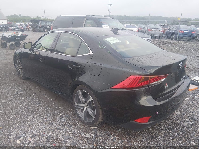 2017 Lexus Is VIN JTHCM1D21H5019835 IAAI salvage auction — FRONT END, Salvage Title, sold $25 on 2026-07-29 (photo 3)