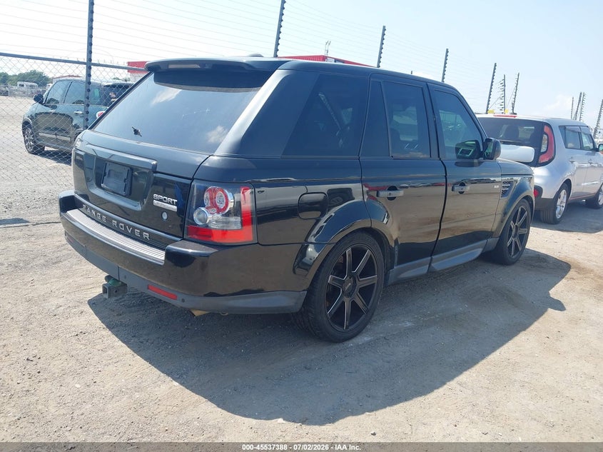 2011 Land rover Range rover sport VIN SALSK2D41BA703821 IAAI salvage auction — LEFT REAR, Clear (Arkansas), sold $475 on 2026-07-08 (photo 4)