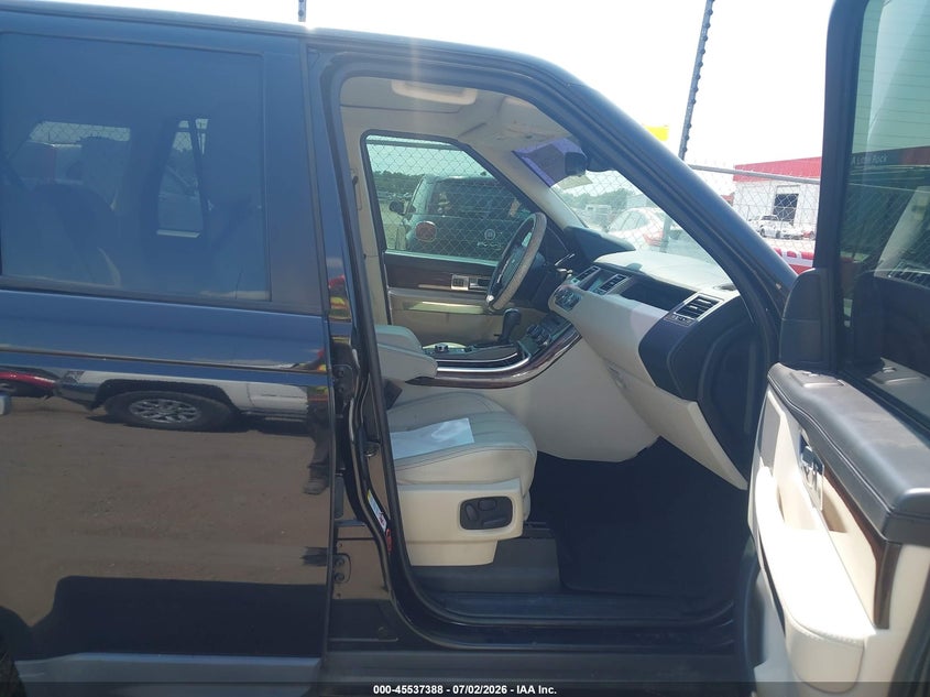 2011 Land rover Range rover sport VIN SALSK2D41BA703821 IAAI salvage auction — LEFT REAR, Clear (Arkansas), sold $475 on 2026-07-08 (photo 5)