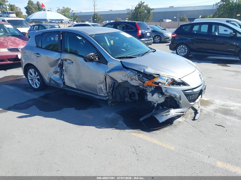 2011 Mazda 3 VIN JM1BL1K67B1361715 IAAI salvage auction — NORMAL WEAR, Salvage (California), sold $350 on 2026-07-29 (photo 1)