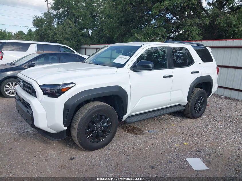 2026 Toyota 4runner VIN JTEVA5BR3T5107123 IAAI salvage auction — RIGHT SIDE, Clear (Texas), sold $38,600 on 2026-07-16 (photo 2)