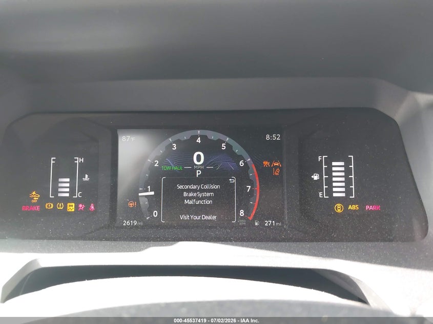 2026 Toyota 4runner VIN JTEVA5BR3T5107123 IAAI salvage auction — RIGHT SIDE, Clear (Texas), sold $38,600 on 2026-07-16 (photo 7)